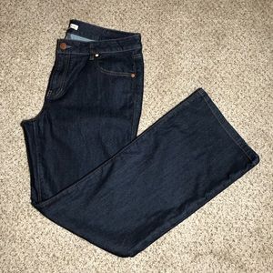 CAbi Women’s Bootcut Dark Wash Stretch Jeans SZ 14